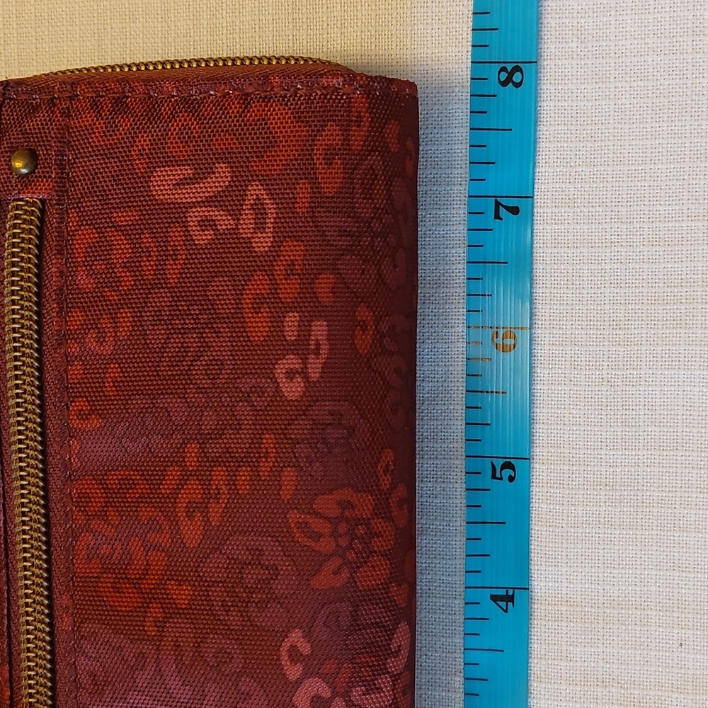 Travelon RFID Blocking Wallet Wristlet Burgundy NEW - Picture 12 of 14